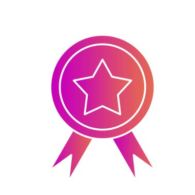 Ödül simgesi soyut bir grupta izole edildi