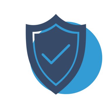 Kalkan Simgesi Soyut Arka Gruplandırmada İzole Edildi