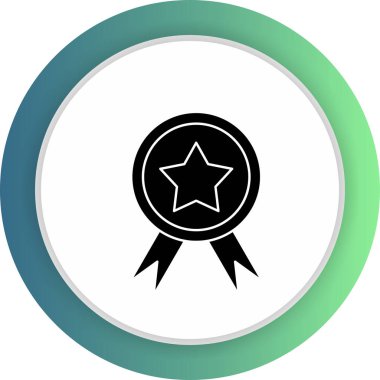 Ödül simgesi soyut bir grupta izole edildi