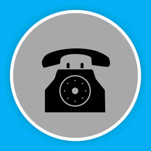 Телефонна Іконка Ізольована Абстрактному Фоні — стоковий вектор