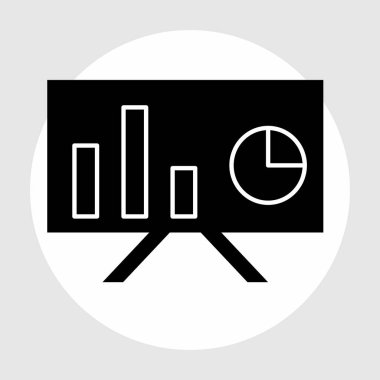 Sunum simgesi soyut arka grupta izole edildi