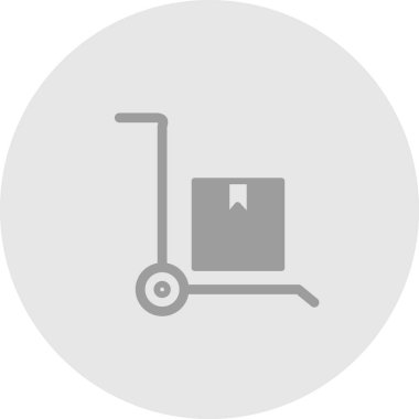 Trolley simgesi soyut bir grupta izole edildi