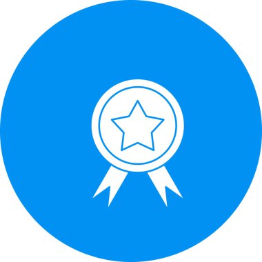 Ödül simgesi soyut arkaplanda izole edildi