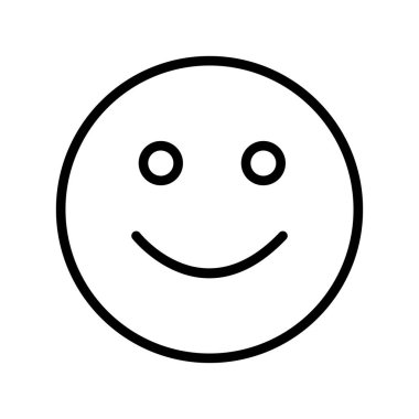 Soyut grupta izole edilmiş gülümseme simgesi