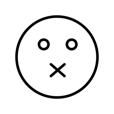 Soyut arka grupta sessiz simge izole edildi