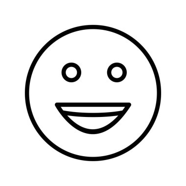 Soyut arkaplanda izole edilmiş mutlu simge