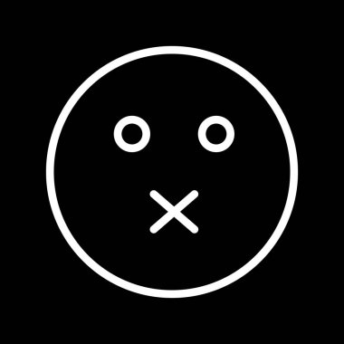 Soyut arka grupta sessiz simge izole edildi