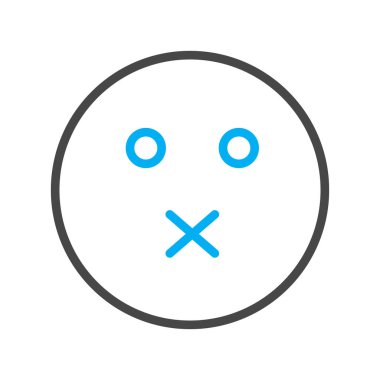 Soyut arka grupta sessiz simge izole edildi