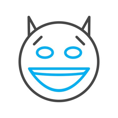 Şeytan simgesi soyut bir grupta izole edildi