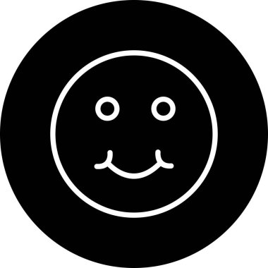 Soyut grupta izole edilmiş şirin simge