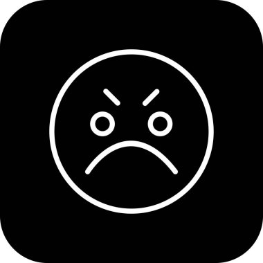 Sinirli simge soyut bir grupta izole edildi