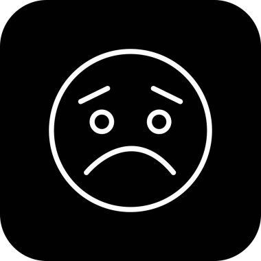 Soyut grupta hüzünlü simge izole edildi