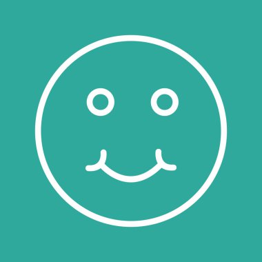 Soyut grupta izole edilmiş şirin simge