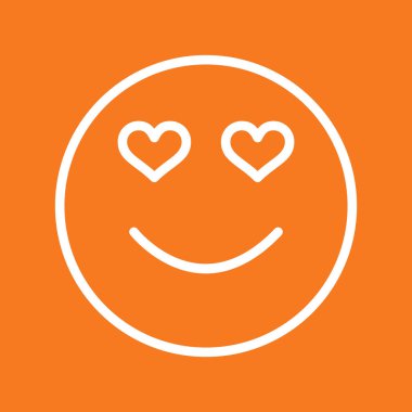 Soyut bir grupta izole edilmiş aşk simgesi aranıyor