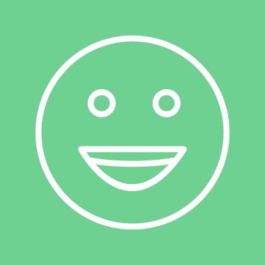 Soyut arkaplanda izole edilmiş mutlu simge