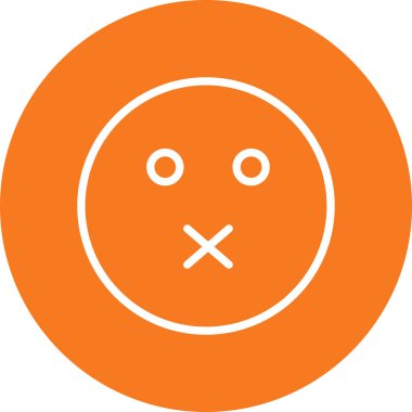 Soyut arka grupta sessiz simge izole edildi