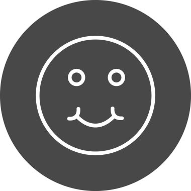 Soyut grupta izole edilmiş şirin simge