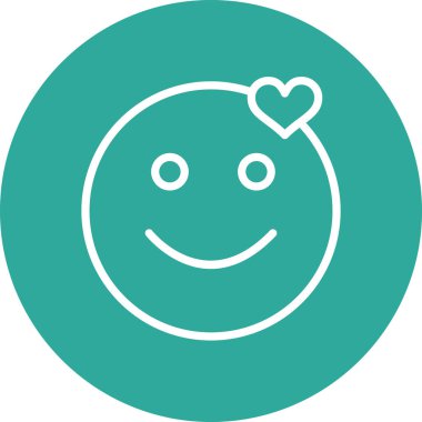 Soyut arka grupta izole edilmiş aşk simgesi