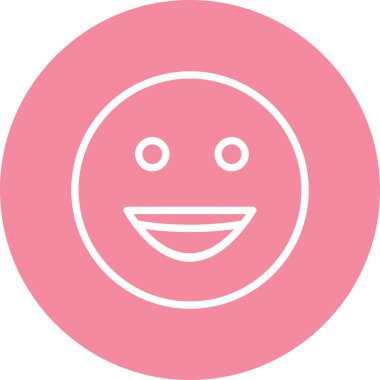 Soyut arkaplanda izole edilmiş mutlu simge