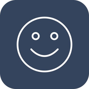 Soyut grupta izole edilmiş gülümseme simgesi