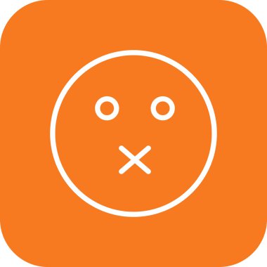 Soyut arka grupta sessiz simge izole edildi