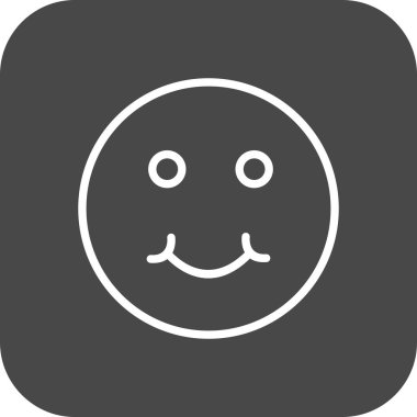 Soyut grupta izole edilmiş şirin simge