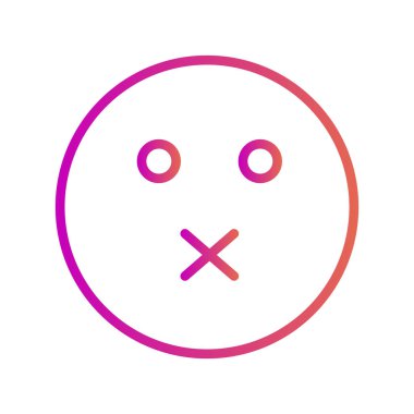 Soyut arka grupta sessiz simge izole edildi