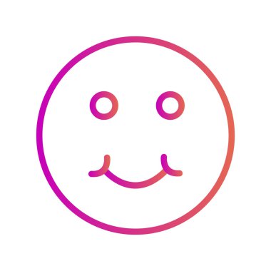 Soyut grupta izole edilmiş şirin simge