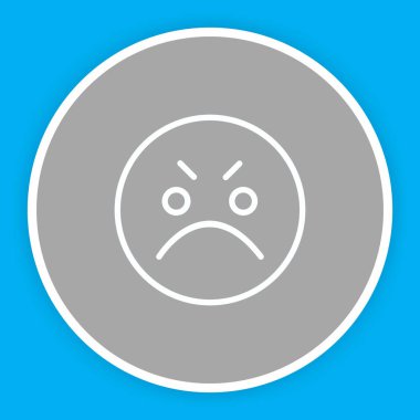 Sinirli simge soyut bir grupta izole edildi