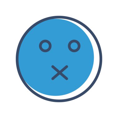 Soyut arka grupta sessiz simge izole edildi