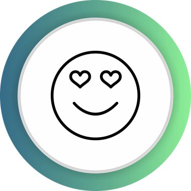 Soyut bir grupta izole edilmiş aşk simgesi aranıyor