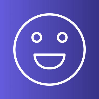 Soyut grupta izole edilmiş kahkaha simgesi