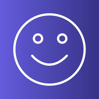 Soyut grupta izole edilmiş gülümseme simgesi