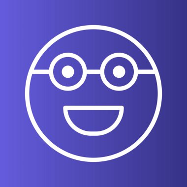 Soyut grupta gözlük simgesi izole edildi