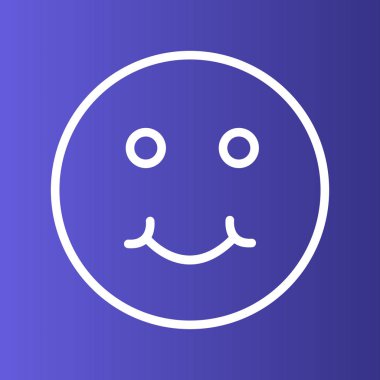 Soyut grupta izole edilmiş şirin simge