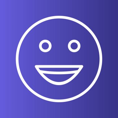 Soyut arkaplanda izole edilmiş mutlu simge