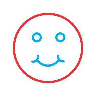 Soyut grupta izole edilmiş şirin simge