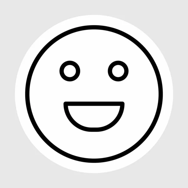 Laugh Icon Isolated Abstract Backgroun — ストックベクタ