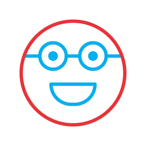 Glasses Icon Isolated Abstract Backgroun — ストックベクタ