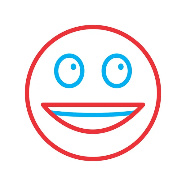 Happy Icon Isolated Abstract Backgroun — ストックベクタ