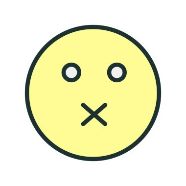 Soyut arka grupta sessiz simge izole edildi