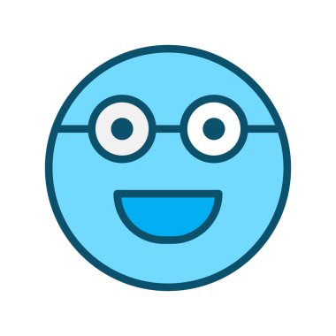 Soyut grupta gözlük simgesi izole edildi