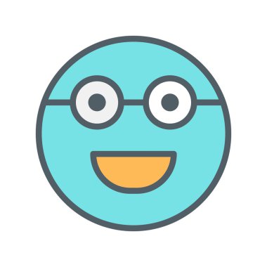 Soyut grupta gözlük simgesi izole edildi