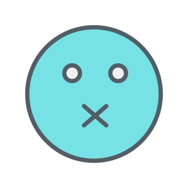 Soyut arka grupta sessiz simge izole edildi