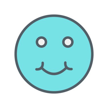 Soyut grupta izole edilmiş şirin simge