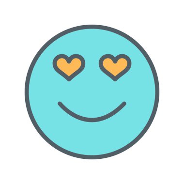 Soyut bir grupta izole edilmiş aşk simgesi aranıyor