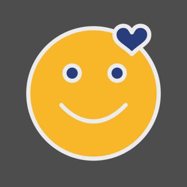 Soyut arka grupta izole edilmiş aşk simgesi