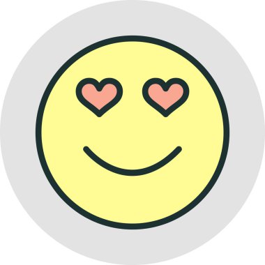 Soyut bir grupta izole edilmiş aşk simgesi aranıyor