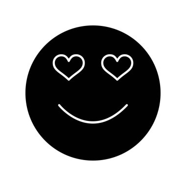 Soyut bir grupta izole edilmiş aşk simgesi aranıyor