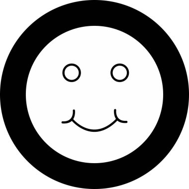 Soyut grupta izole edilmiş şirin simge